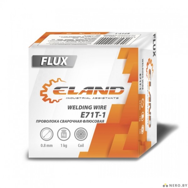 Проволока Eland FLUX E71T-1 с флюсовым сердечником (порошковая, сварка без газа)