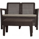 Комплект мебели Keter Tarifa sofa+table (коричневый, серый)