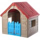 Детский игровой домик Keter FOLDABLE PLAY HOUSE (беж/красн крыша или салатовый/красная крыша)