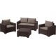 Комплект мебели Keter California 2 Seater (графит, коричневый)