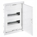 Щиток встраив. Legrand Nedbox 2/24+4M, прозрачная дверь, N+PE 2х(8х16+8х10мм.кв.)