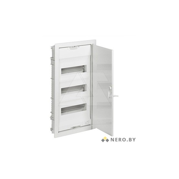 Щиток встраив. Legrand Nedbox 3/36+6M, белая металлическая дверь, N+PE 2х(15х16+15х10мм.кв.)