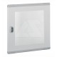 Дверь для щита Legrand XL3 160 на 4 ряда, плоская, прозрачное стекло