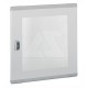 Дверь для щита Legrand XL3 160 на 5 рядов, плоская, прозрачное стекло