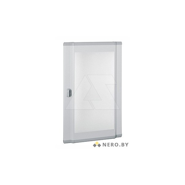 Дверь для щита Legrand XL3 160 на 5 рядов, профильная, прозрачное стекло