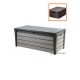 Сундук пластиковый уличный Keter 120 Brush Deck Box, графит + Корзинка c крышкой STYLE BOX