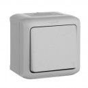 Legrand Quteo - Выключатель IP44 (серый) - стоимость без ндс, 782330