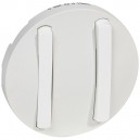Legrand - Celiane - Лицевая панель для выключателя двойного тонкого белый - стоимость без ндс, 065002