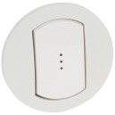 Legrand - Celiane - Лицевая панель IP44 для выключателя/переключателя с подсветкой/индикацией белый - стоимость без ндс, 067803