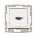 Legrand - Valena - Розетка HD 15 для видеоустройств, белая - стоимость без ндс, 770083