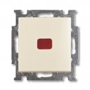 ABB - Basic 55 - Кнопка с нейтральным символом с возможностью подсветки (шале-белый) - стоимость без ндс, 1413-0-1100