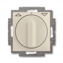 ABB - Basic 55 - Выключатель поворотный для управления рольставнями без фиксации (шале-белый) - стоимость без ндс, 1101-0-0931