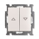 ABB - Basic 55 - Кнопка для управления рольставнями двойная (белый) - стоимость без ндс, 1413-0-1082