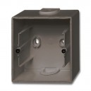 ABB - Basic 55 - Коробка для наклад. монтажа 1пост (шато-черный) - стоимость без ндс, 1799-0-0965