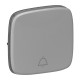 Legrand - Valena Allure - Лицевая панель для кнопочного выключателя, с символом "звонок", алюминий - стоимость без ндс, 755017