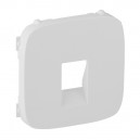 Legrand - Valena Allure - Лицевая панель для аудиорозетки с пружинными зажимами одиночной, белая - стоимость без ндс, 755365