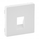 Legrand - Valena Life - Лицевая панель для аудиорозетки с пружинными зажимами одиночной, белая - стоимость без ндс, 755360