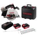Пила дисковая по металлу аккумуляторная CROWN CT25040-150HX-4 BMC